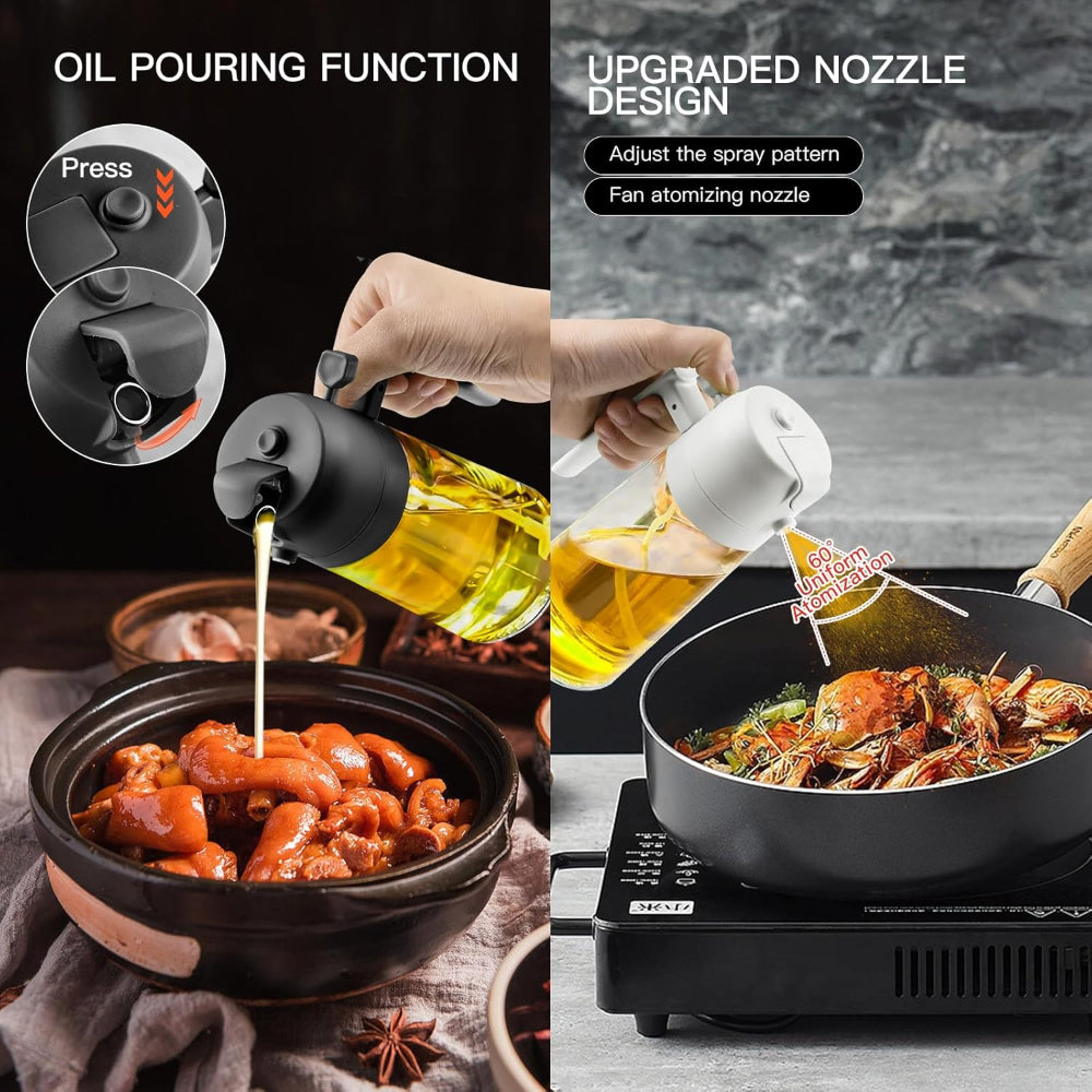 Oil Sprayer for Cooking, 17oz Olive Oil Sprayer