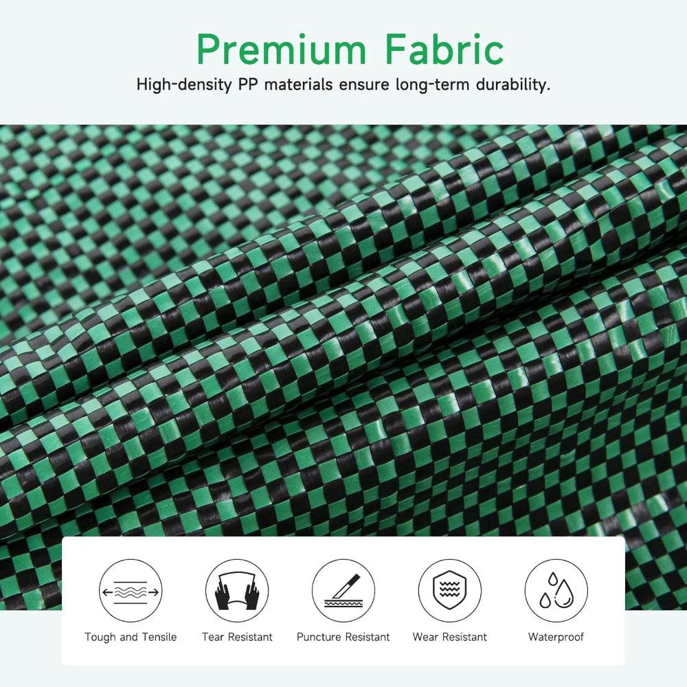 32 Gallon Reusable Yard Waste Bags – 3 Pack with Reinforced Handles